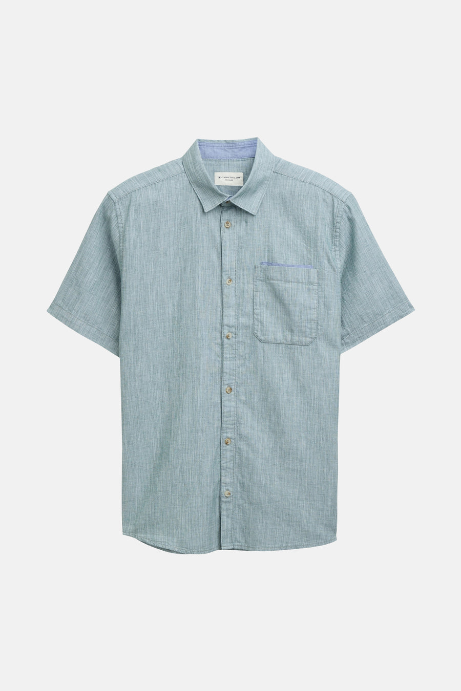 Chemise à manches courtes - vert - TOM TAILOR