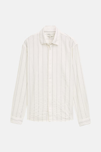 Chemise à manches longues - Blanc - TOM TAILOR