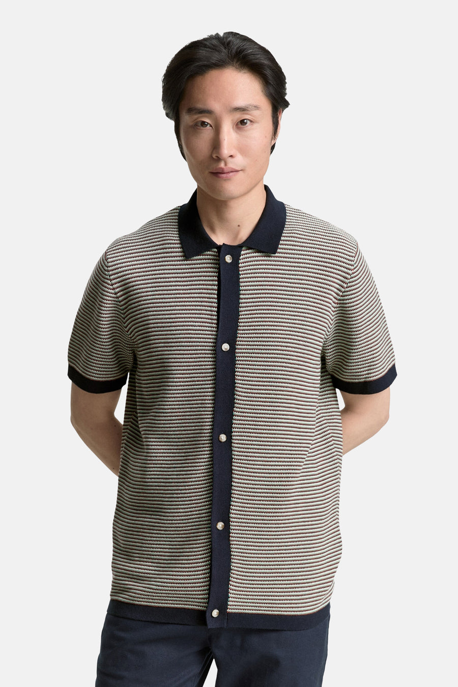 Polo en tricot de coton - TOM TAILOR