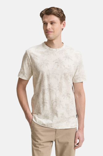 T-shirt à manches courtes - écru - TOM TAILOR