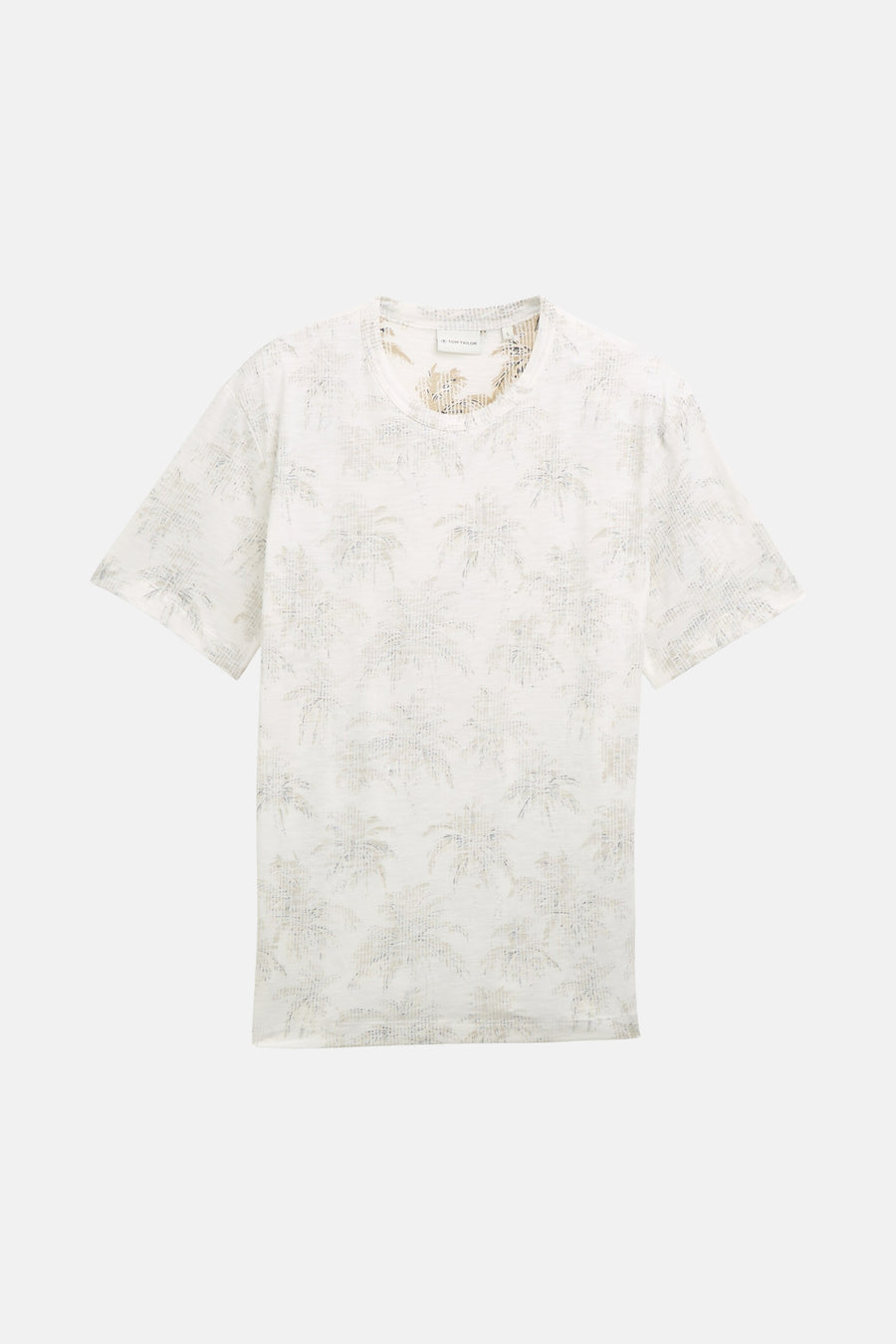 T-shirt à manches courtes - écru - TOM TAILOR