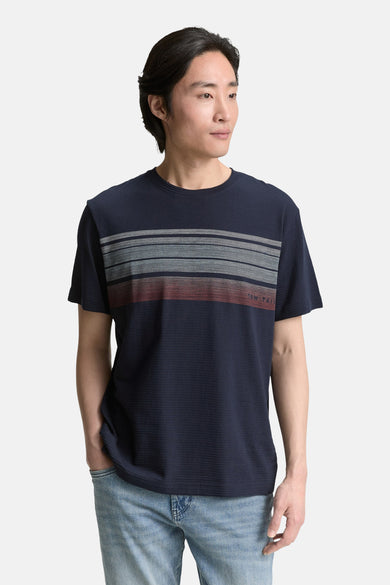 T-shirt (manches courtes) Bleu - TOM TAILOR