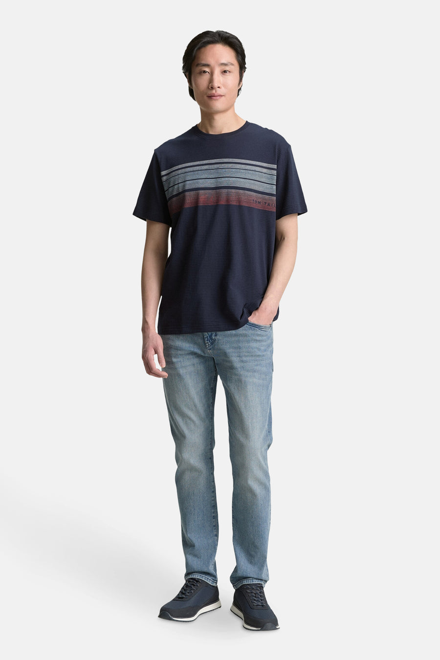 T-shirt à manches courtes - bleu - TOM TAILOR - 2