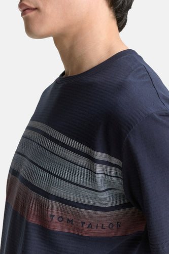 T-shirt à manches courtes - bleu - TOM TAILOR - 6