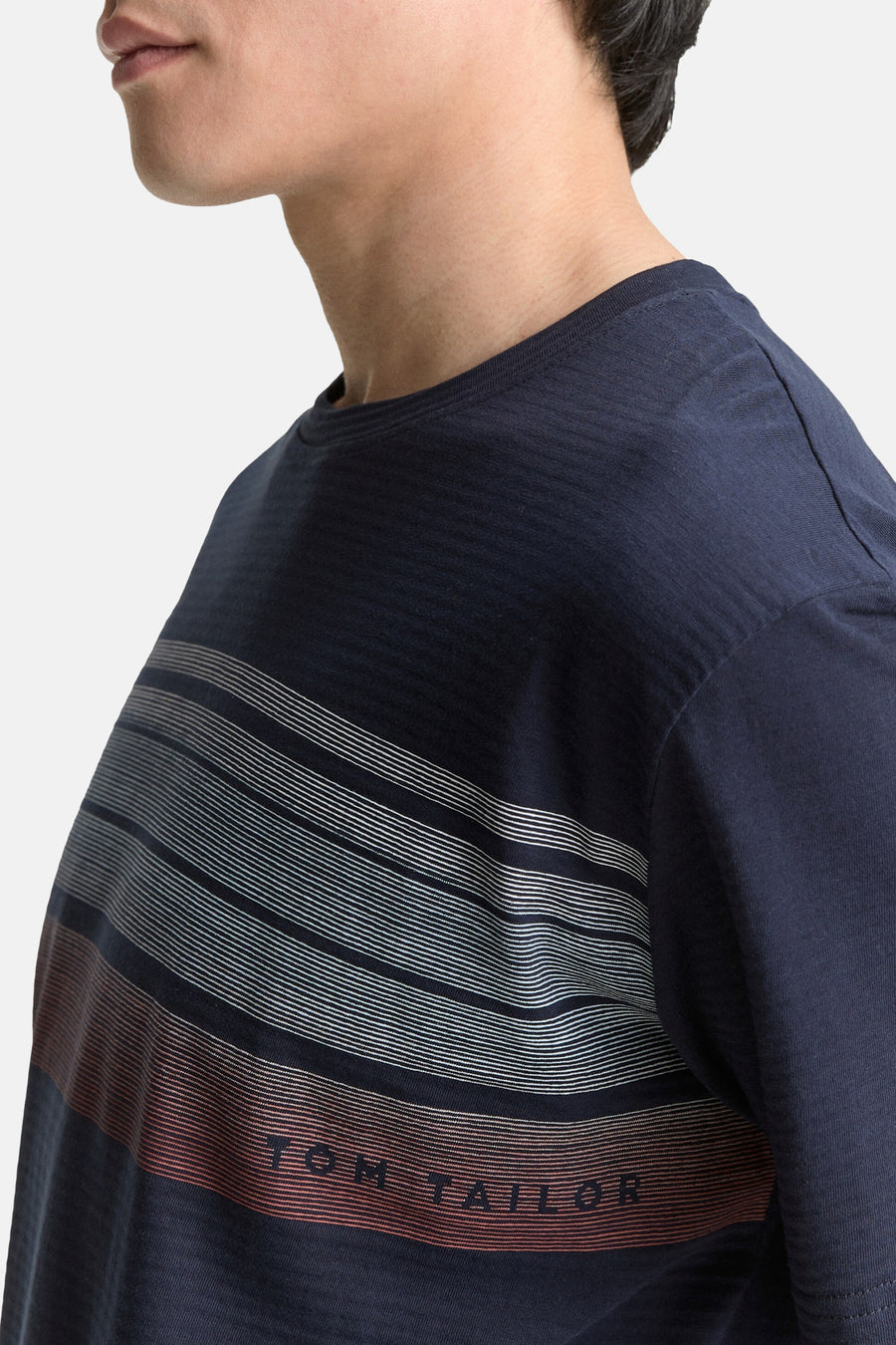 T-shirt à manches courtes - bleu - TOM TAILOR - 4