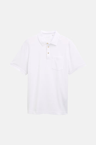 Polo à manches courtes - blanc - TOM TAILOR