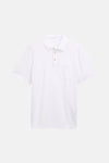 	Heren tops polo korte mouw Blanc - TOM TAILOR