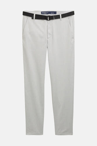 Chino gris de TOM TAILOR avec cece noir et des poches.