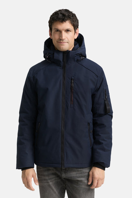 Veste d'hiver avec capuche amovible