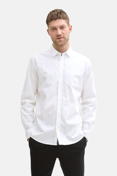 Chemise (manches longues) Blanc - TOM TAILOR