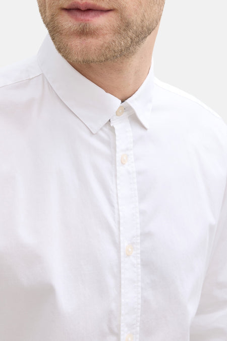 Chemise (manches longues) Blanc - TOM TAILOR