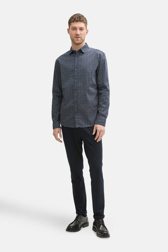 Chemise à manches longues - bleu