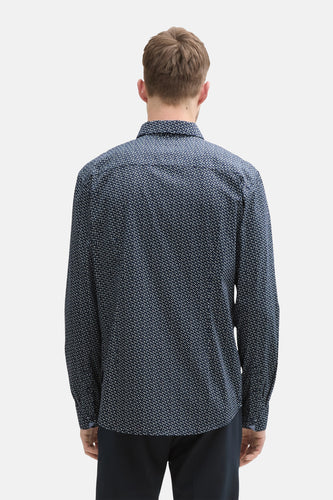 Chemise à manches longues - bleu - TOM TAILOR