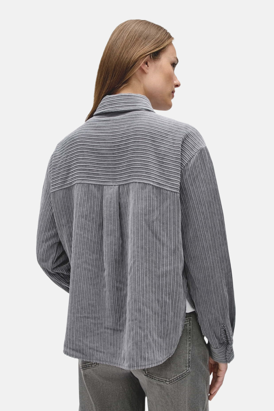 Chemisier (manches longues) gris - OPUS