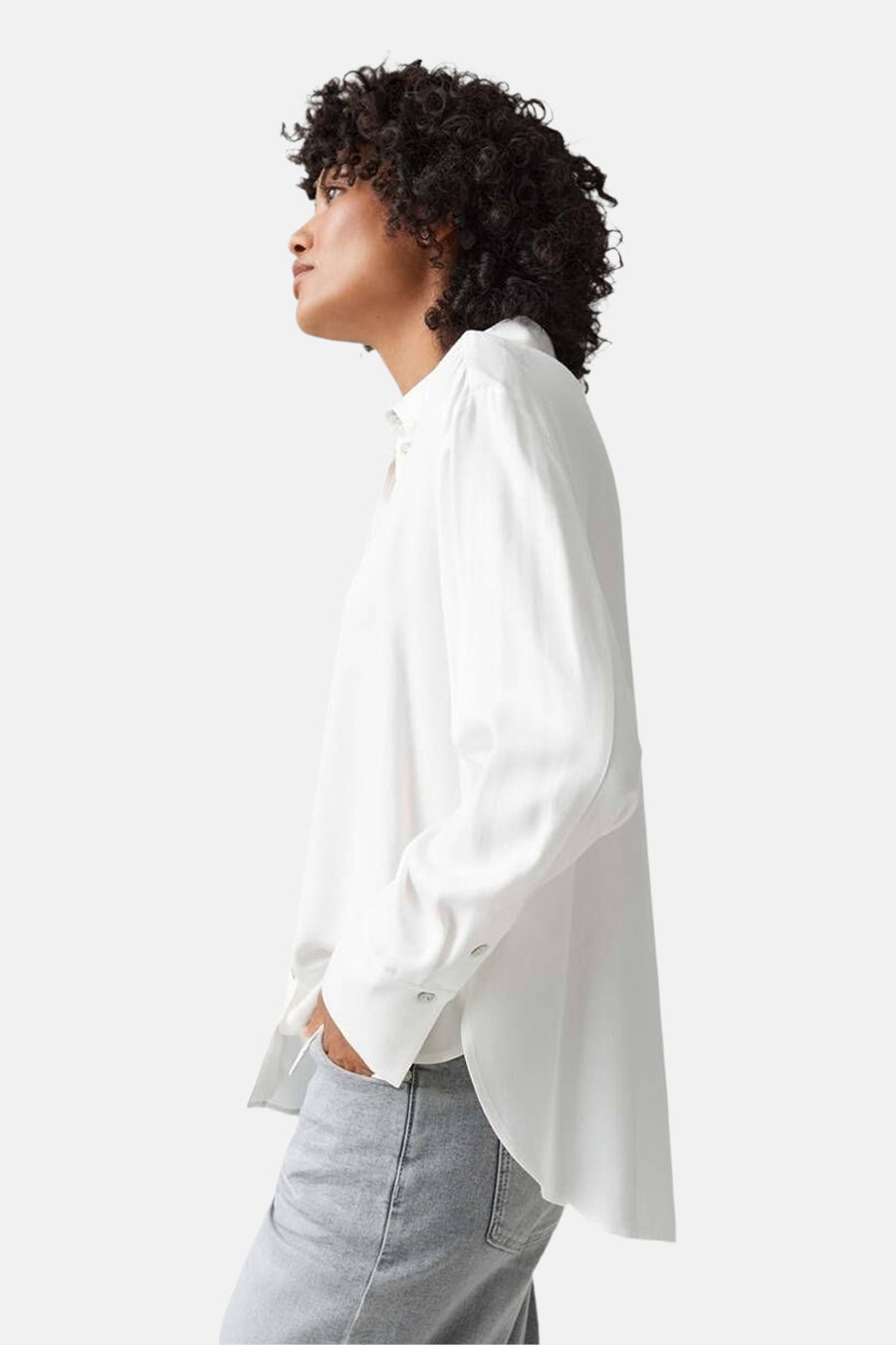 Chemise à manches longues - blanc - OPUS - 3