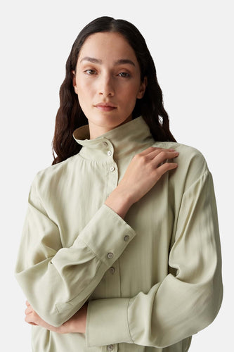 Chemise à manches longues - vert - OPUS