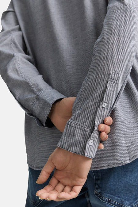 Chemise à manches longues - bleu