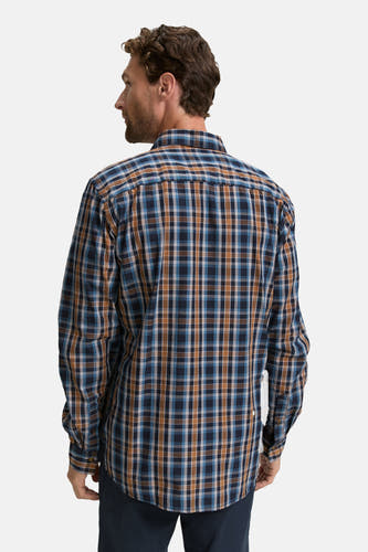 Chemise multicolore à manches longues de TOM TAILOR, avec un motif à carreaux.