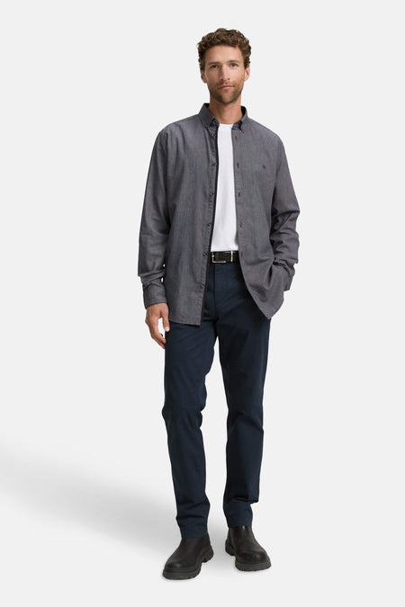 Chemise à manches longues - bleu