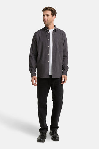 Chemise à manches longues - gris