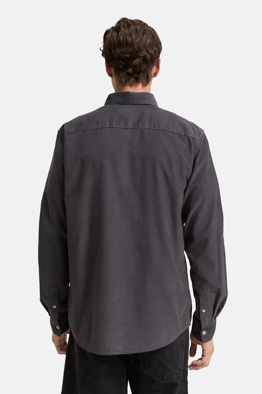 Chemise Regular Fit en velours côtelé avec poche poitrine