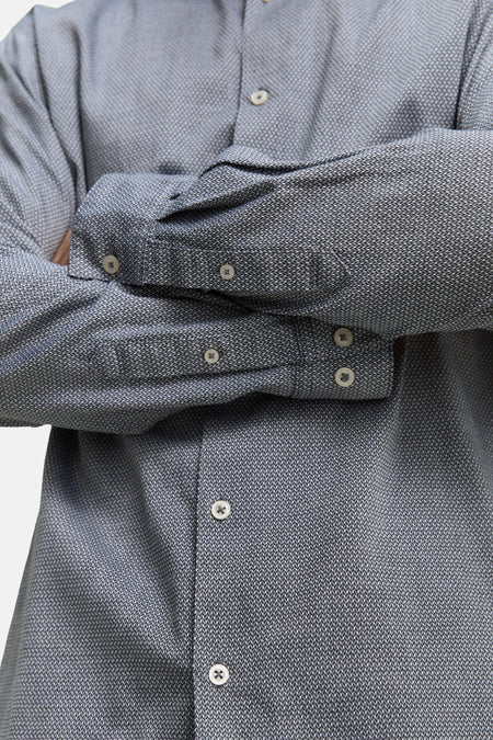 Chemise à manches longues - bleu
