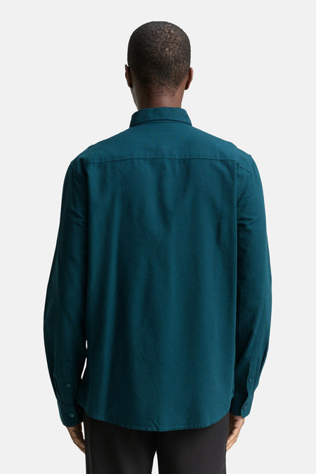 Chemise à manches longues - Turquoise
