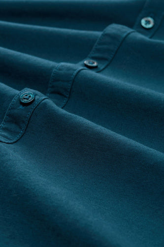 Chemise coupe classique avec logo brodé