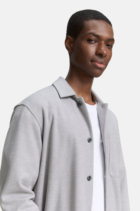 Surchemise avec poche poitrine