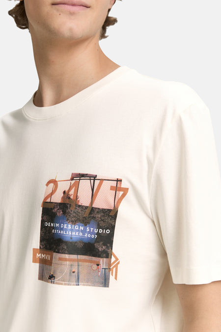 T-shirt avec photo imprimée