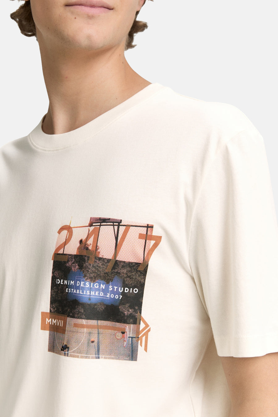 T-shirt à manches courtes - blanc - TOM TAILOR