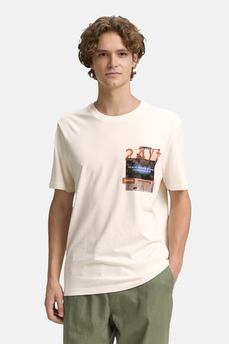 T-shirt à manches courtes - blanc - TOM TAILOR