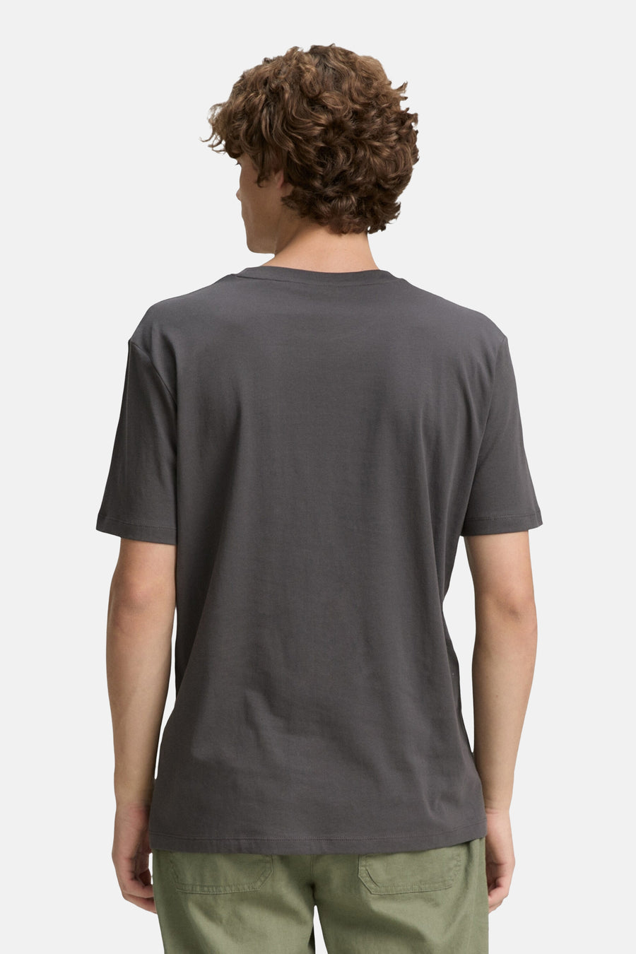 T-shirt à manches courtes - gris - TOM TAILOR