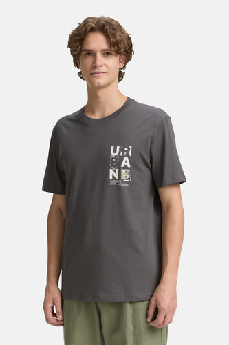 T-shirt à manches courtes - gris - TOM TAILOR