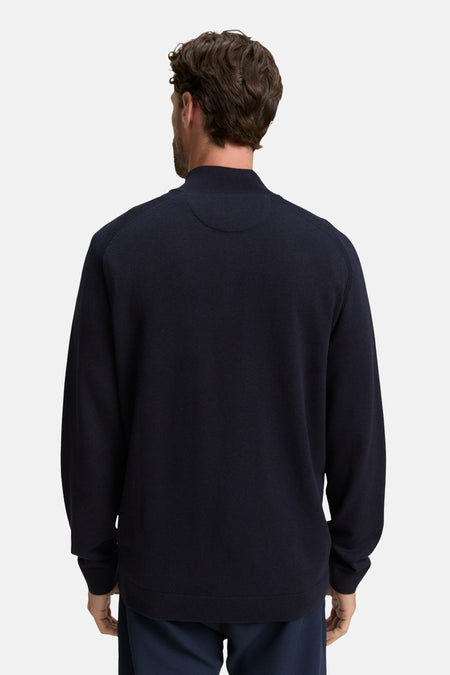 Pull à col rond - bleu
