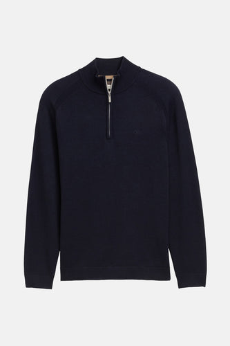 Pull à col rond - bleu - TOM TAILOR