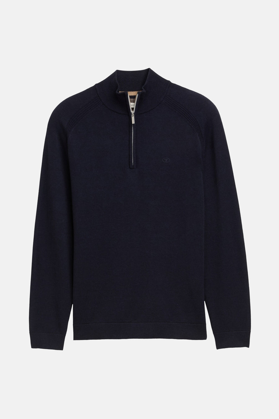 Pull à col rond - bleu - TOM TAILOR