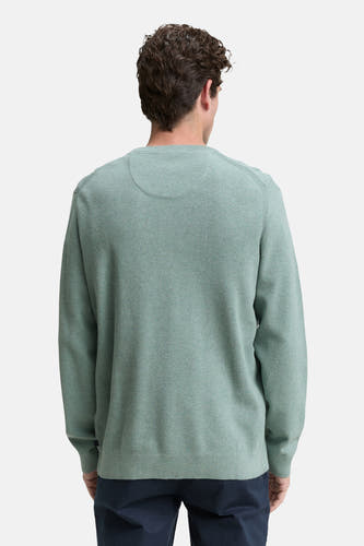 T-shirt vert TOM T h h rond h TOM avec,ondeond texture texture texture texture texture.