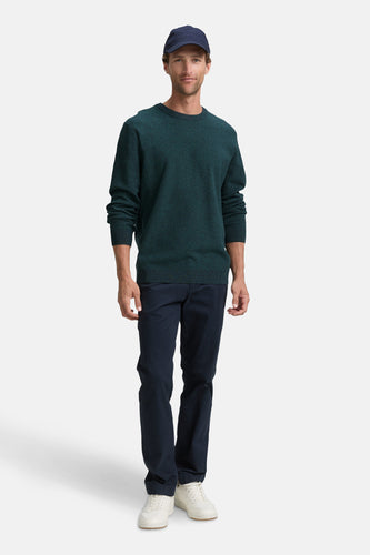 Pull à col rond - Turquoise