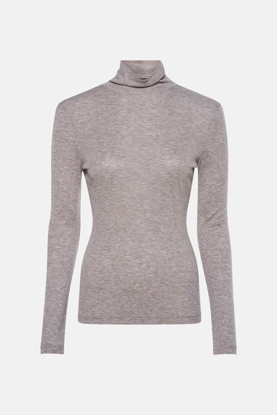 Pull à col roulé - Beige