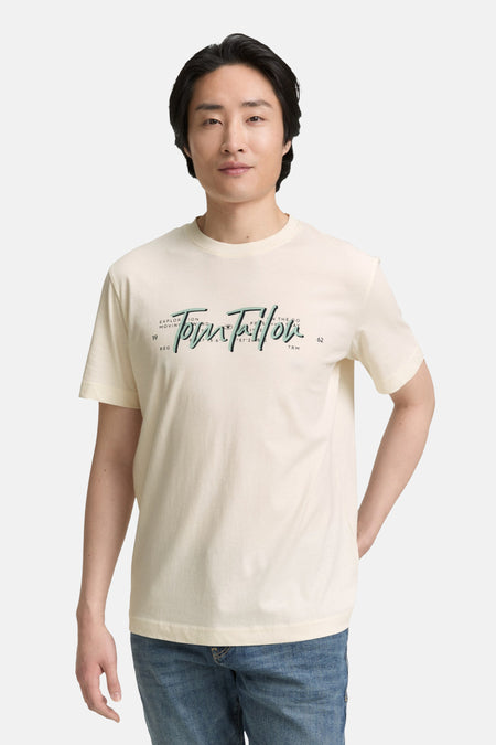 T-shirt (manches courtes) Blanc - TOM TAILOR