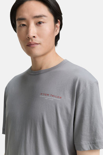 T-shirt à manches courtes - gris - TOM TAILOR - 6