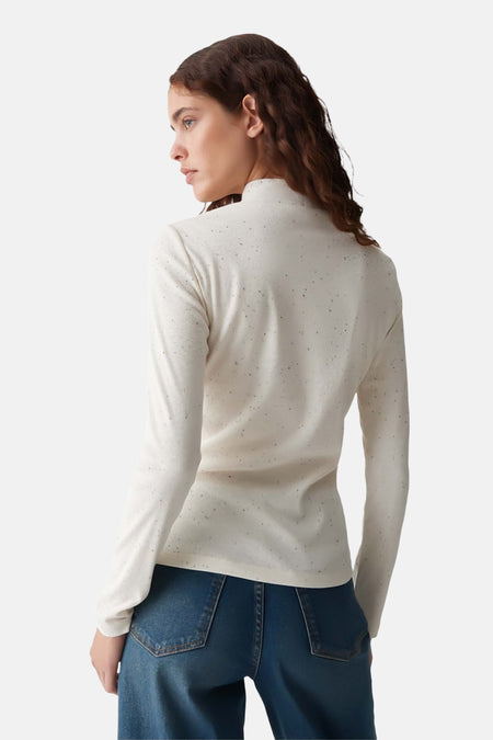 Pull à col rond - écru