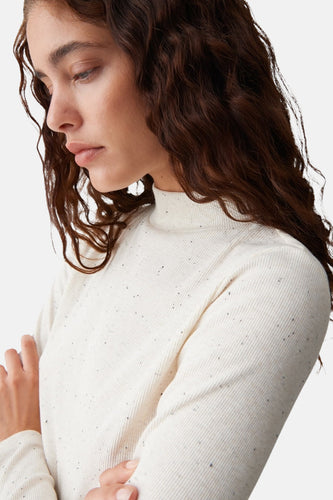 Pull à col rond - écru - OPUS