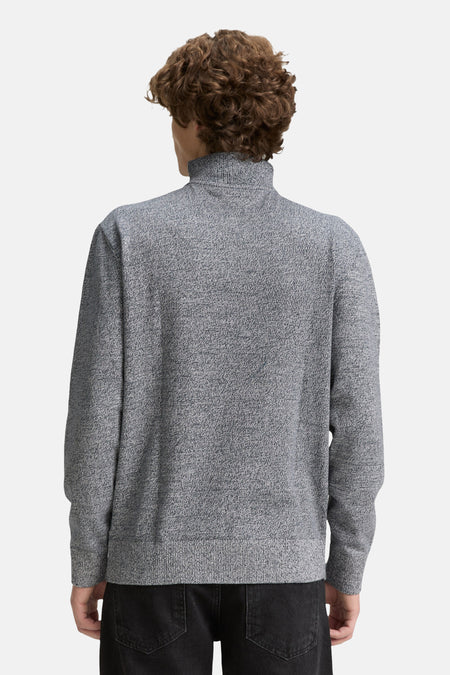 Pull à col rond - Gris
