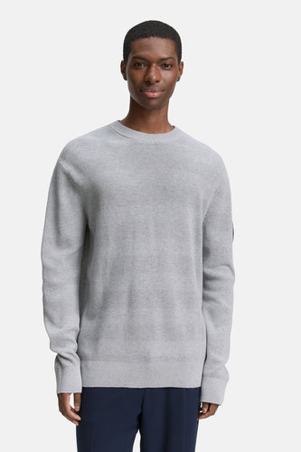 Pull à col rond - gris - TOM TAILOR