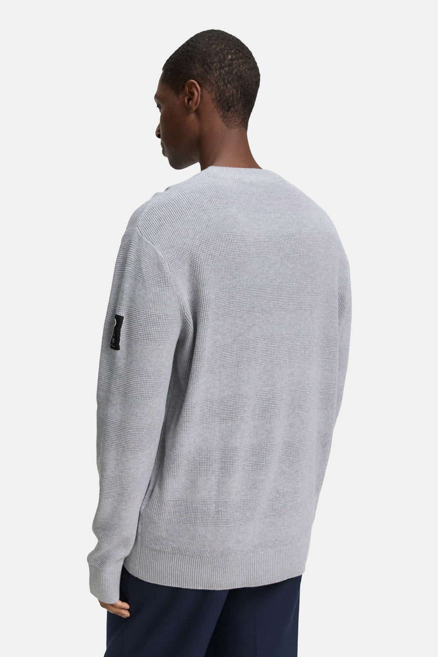 Pull à col rond - gris - TOM TAILOR