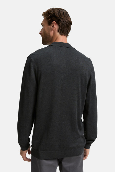 Polo tricoté en viscose