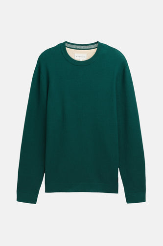 Pull à col rond - vert