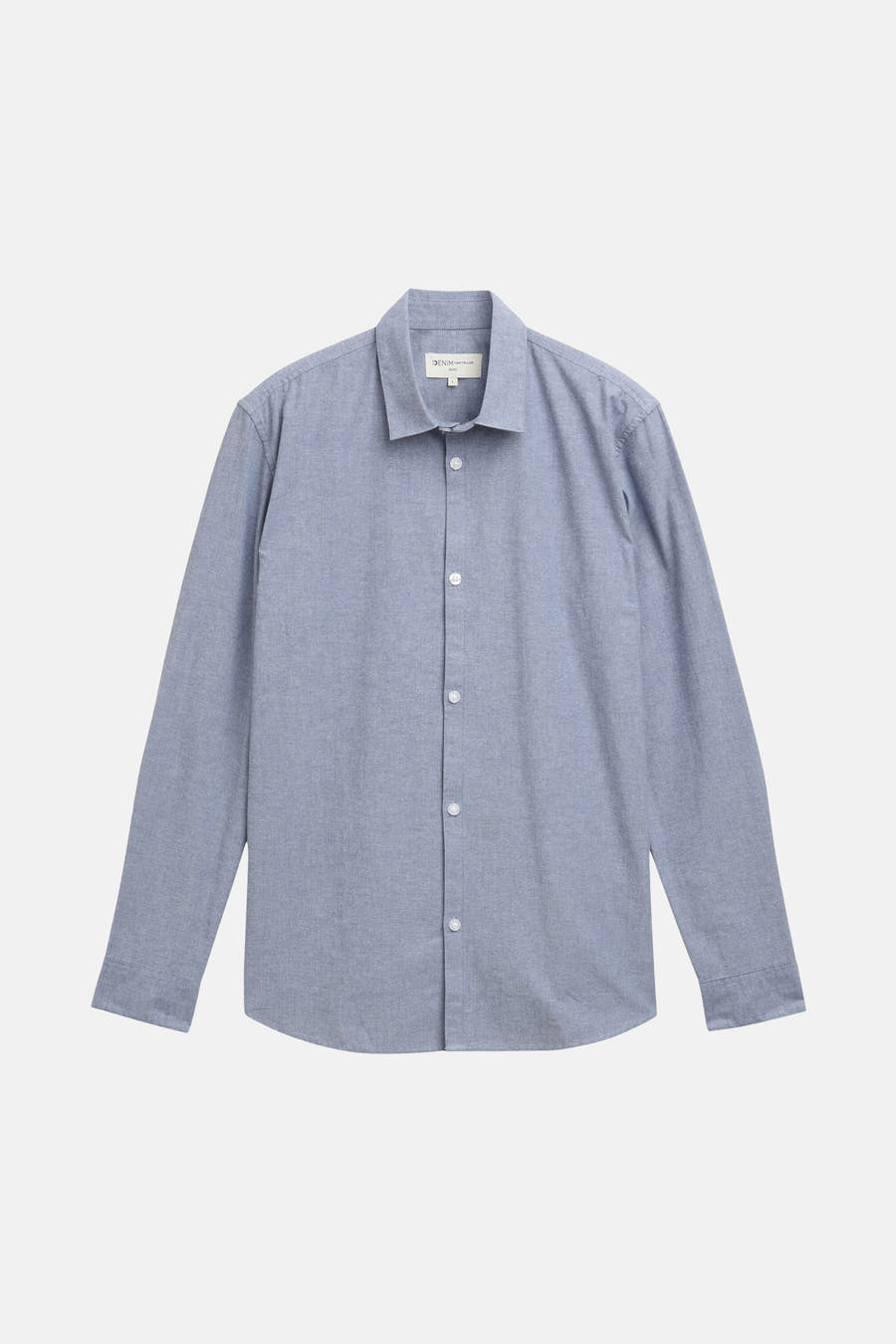 Blau,, cotonen overhemd met lange mouwen van TOM TAILOR, effen van kleur met een klassieke kraag.

Traduction en français :
Chemise bleue en coton à manches longues de TOM TAILOR, couleur unie avec une col class classique.